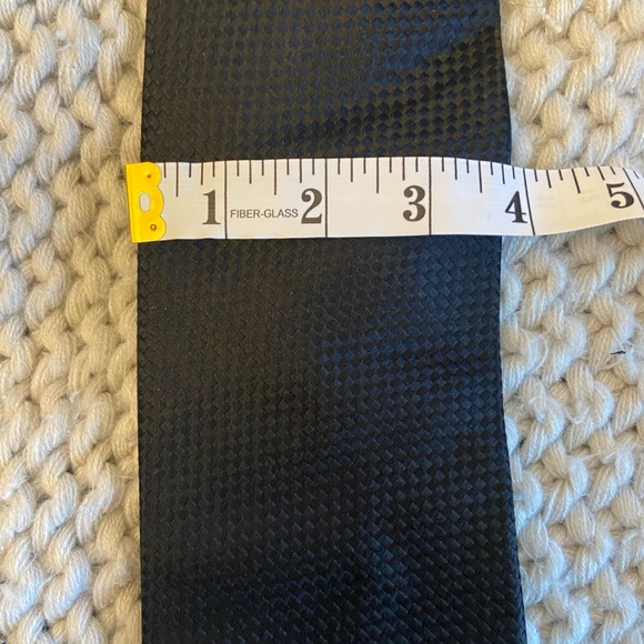 Roberto Villini Couture handmade black silk neck tie - Picture 6 of 6